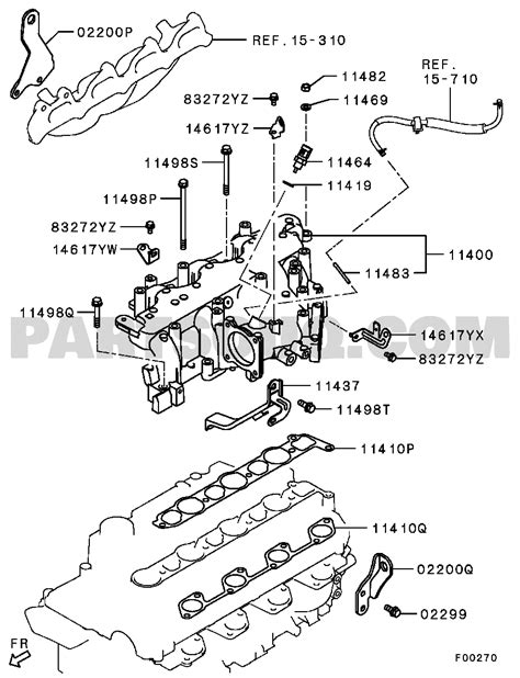 mitsubishi l200 parts diagram